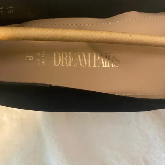 Dream Pairs Black Suede Pumps size 8 - Picture 7 of 9